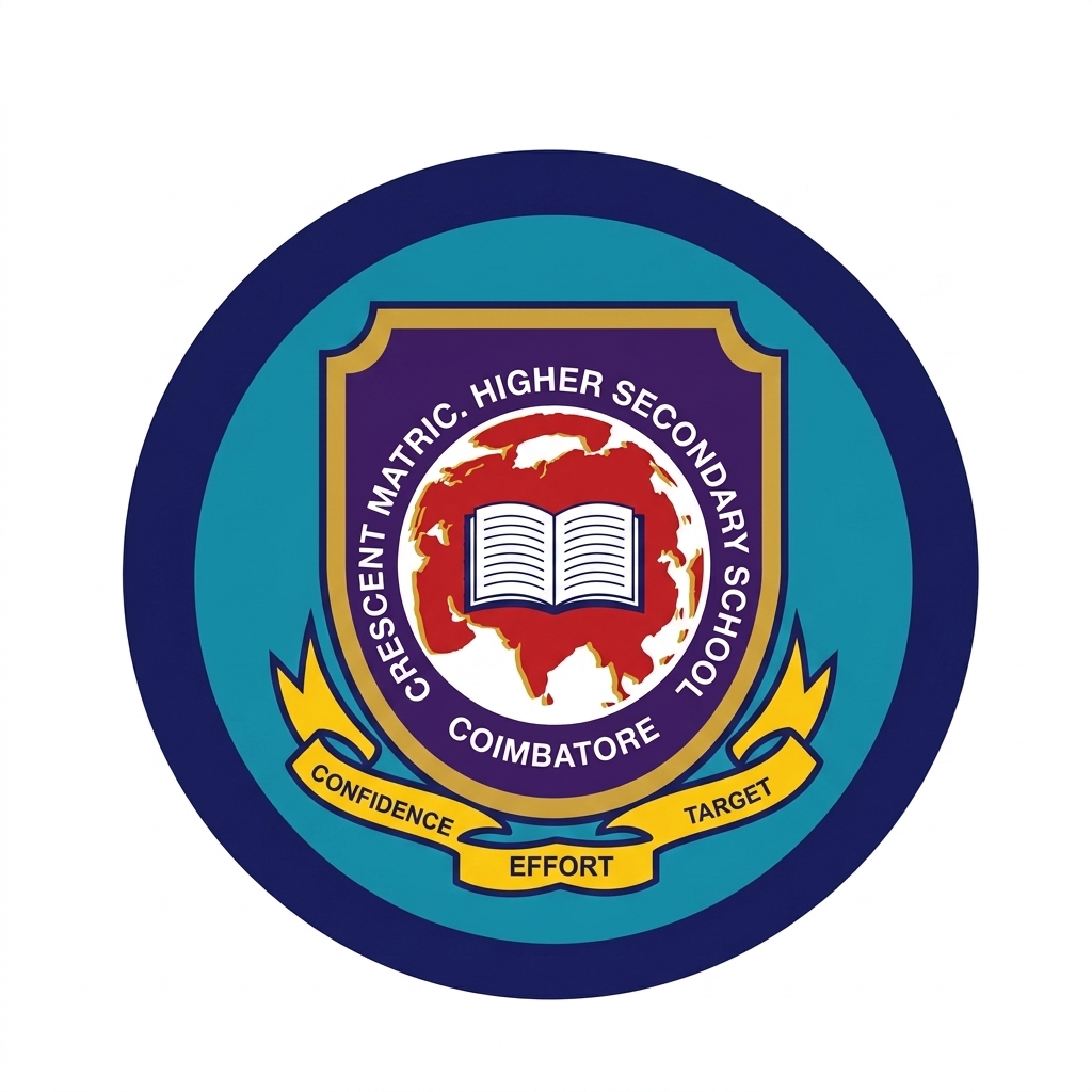 Crescent Matriculation Higher Secondary School Coimbatore Logo